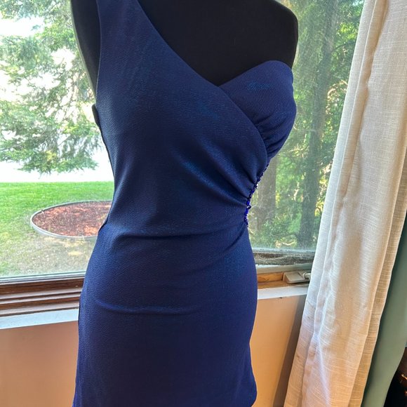 blue dress sequence tease me size 7 - Picture 2 of 4